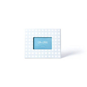 Blue Gingham Rectangle Frame