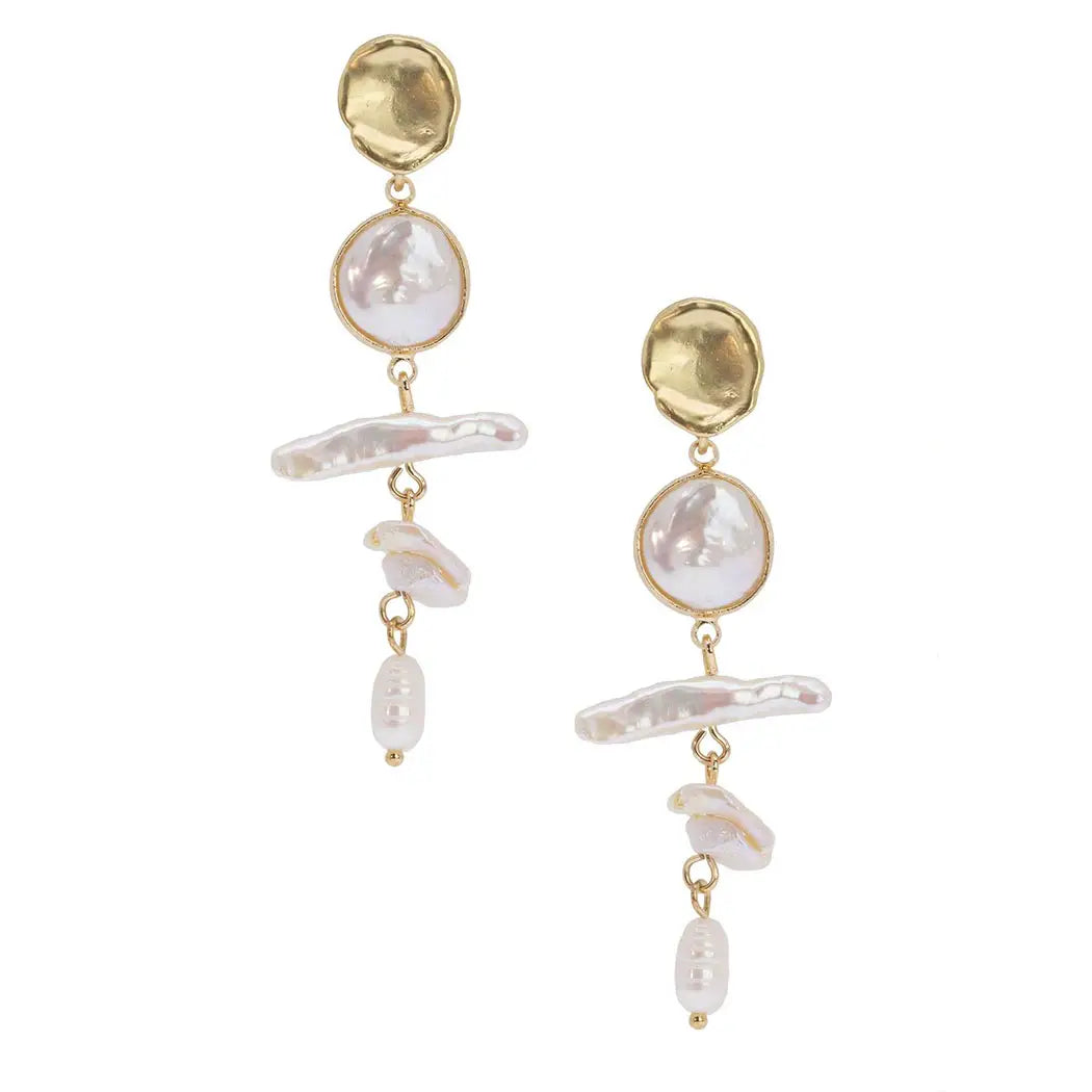 Baroque Pearl Drop Earring