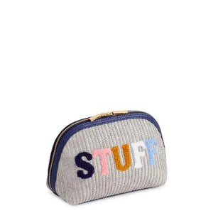 "Stuff" Knit Zip Pouch