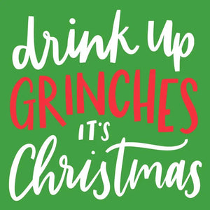 Drink Up Grinches Cocktail Napkins