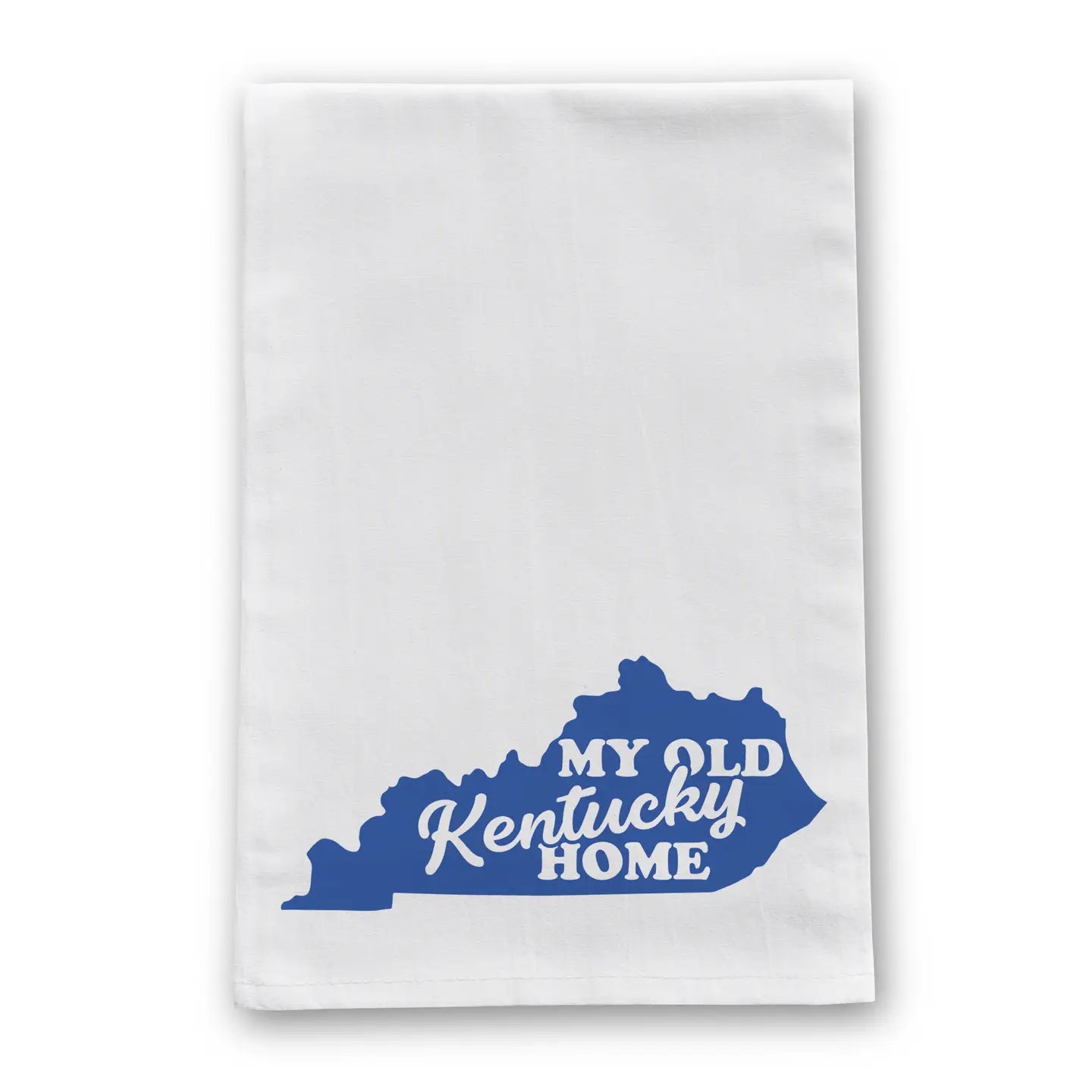 My Old Kentucky Home Kentucky Shape Tea Towel