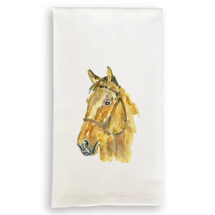 Horse Head Tea Towel