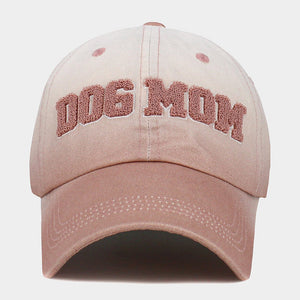 Dog Mom Message Ombre Baseball Cap