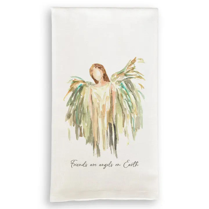 Gold Celestial Angel "Friends are angels on earth"