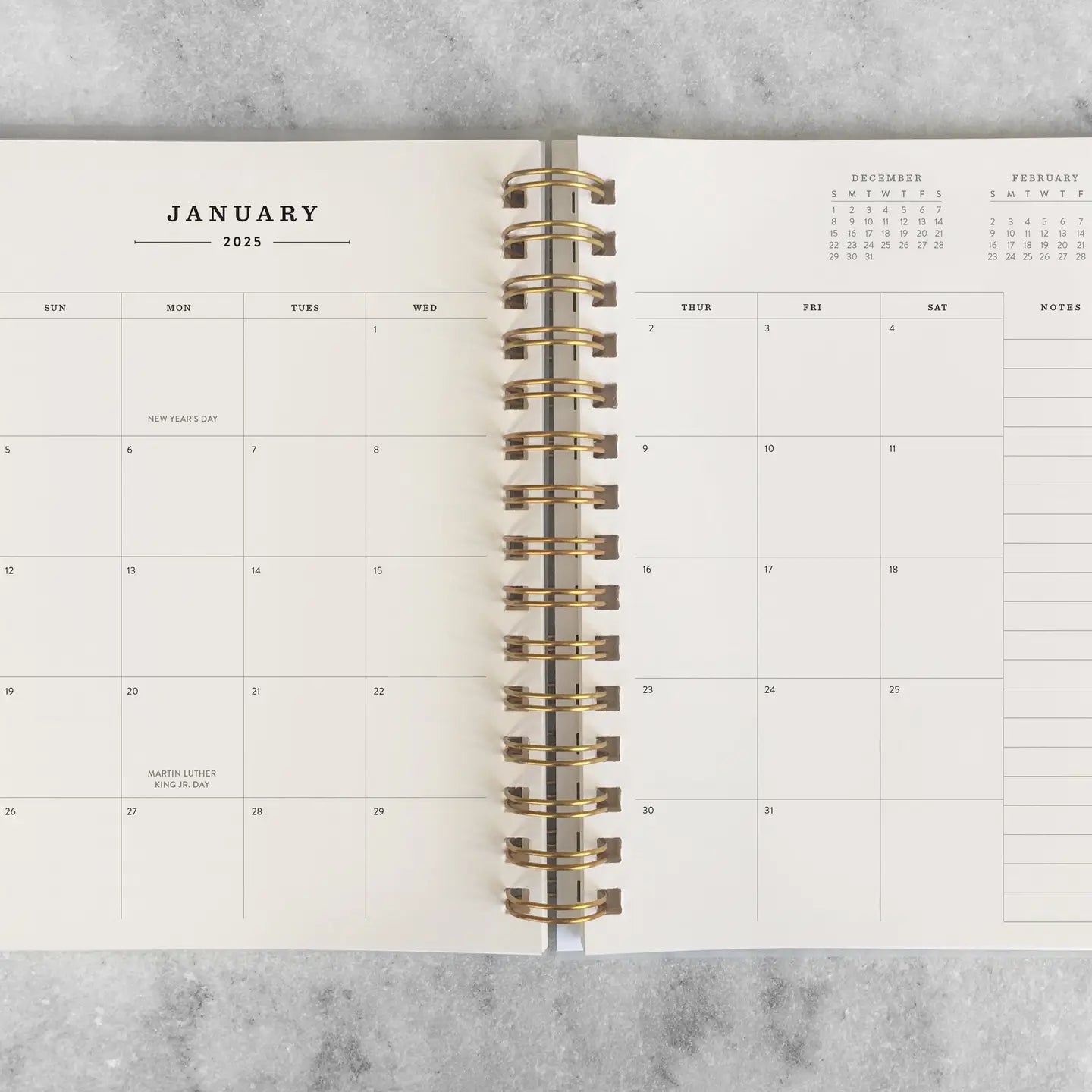 Aug 2025-July 2026 12-Month Planner, Peach Book Cloth