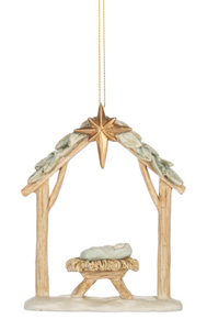 Baby Jesus in Manger Ornament