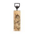 HORSE PORTRAIT OAK BOTTLE OPENER