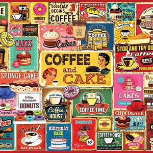 Coffee & Cake - 500 Piece Jigsaw Puzzle