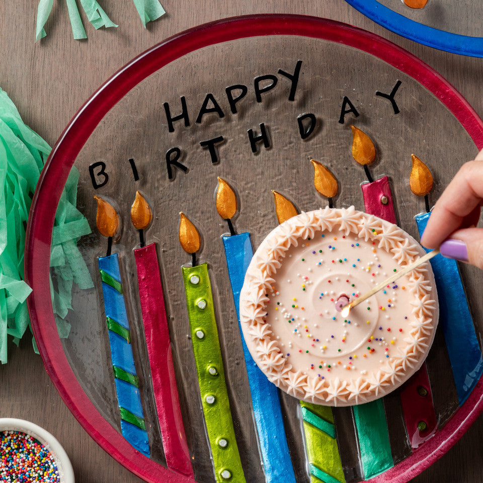 Birthday Candles Plate
