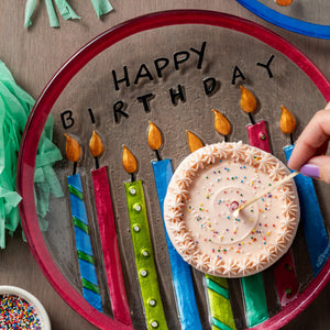 Birthday Candles Plate