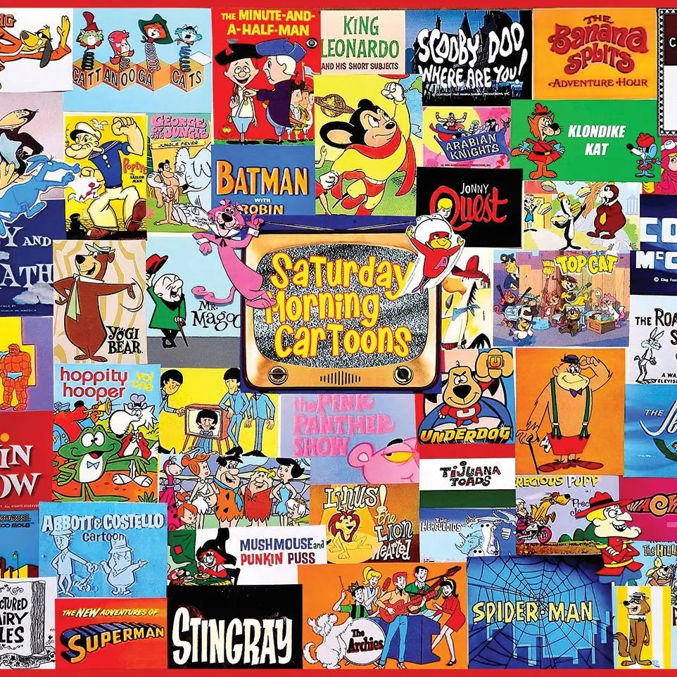 Saturday Morning Cartoons (1481Pz) - 1000 Piece Jigsaw Puzzle