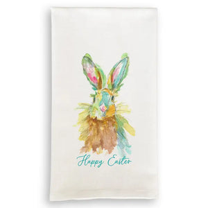 Colorful Bunny Tea Towel