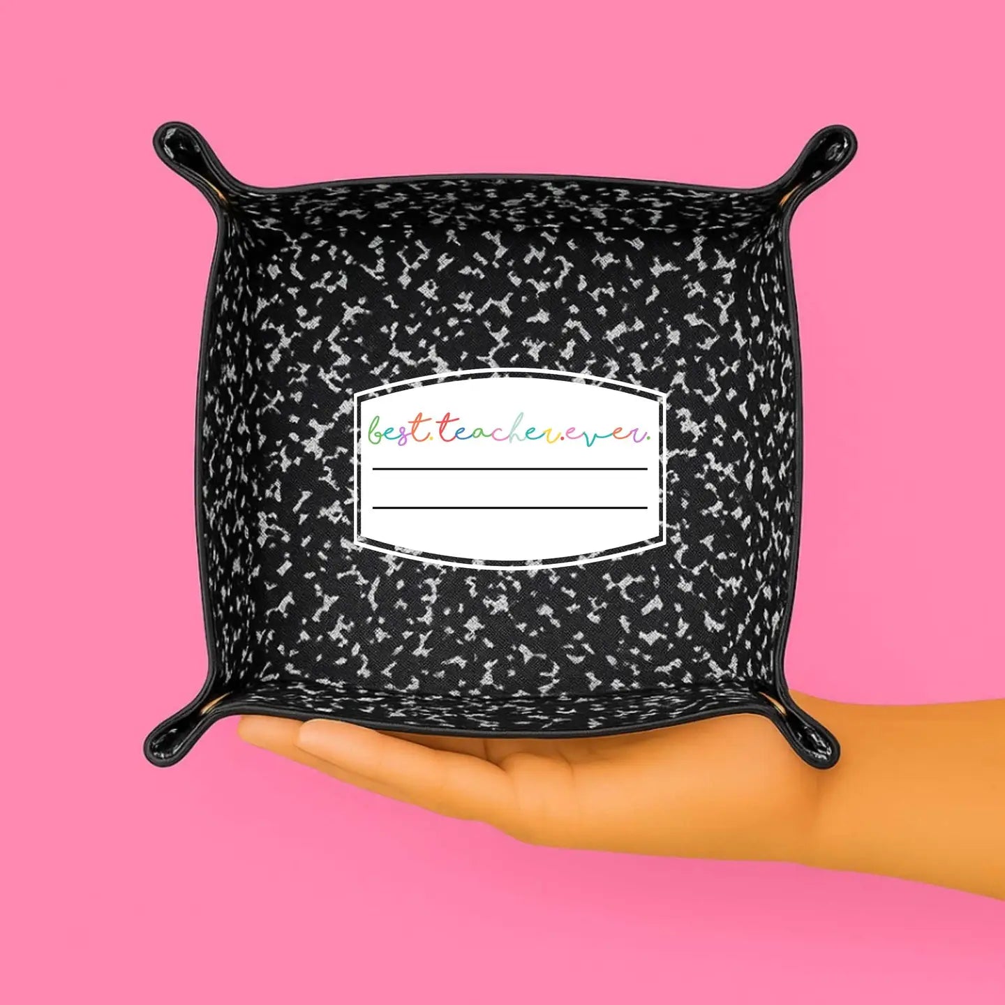 Best Teacher Ever Trinket Gift Tray