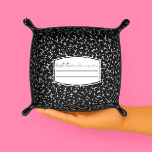 Best Teacher Ever Trinket Gift Tray
