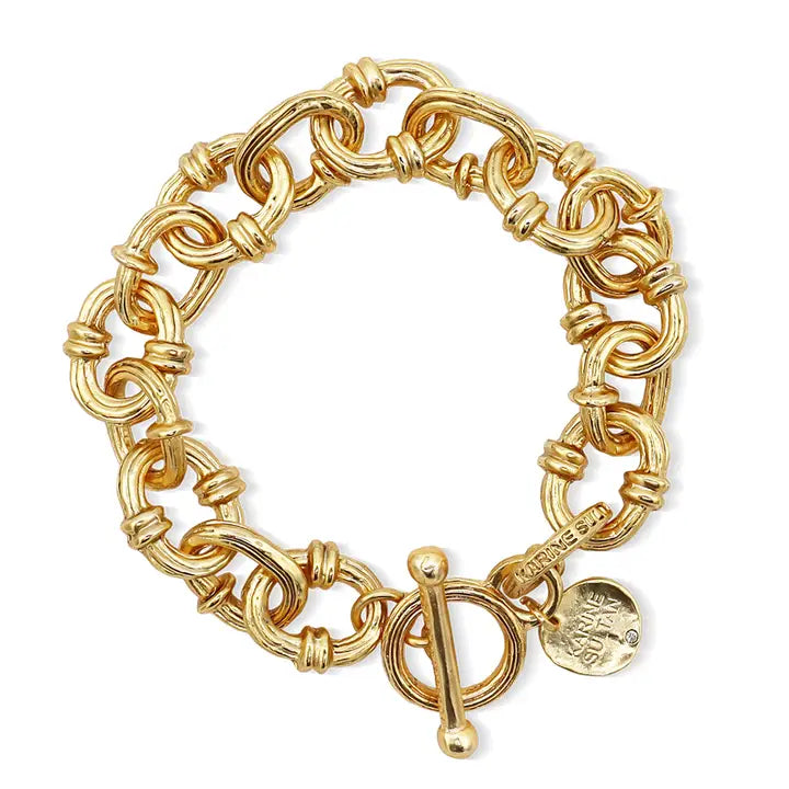 Trendy Chunky Chain Layering Bracelet For Bold Style
