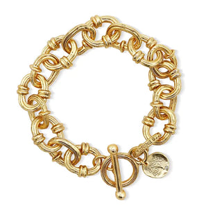Trendy Chunky Chain Layering Bracelet For Bold Style