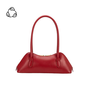 Dakota Red Recycled Vegan Shoulder Bag