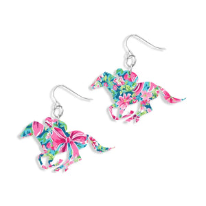 Preppy Floral Derby Earrings