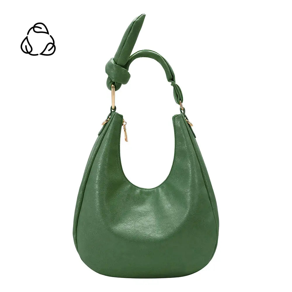 Lilie Green Recycled Vegan Shoulder Bag