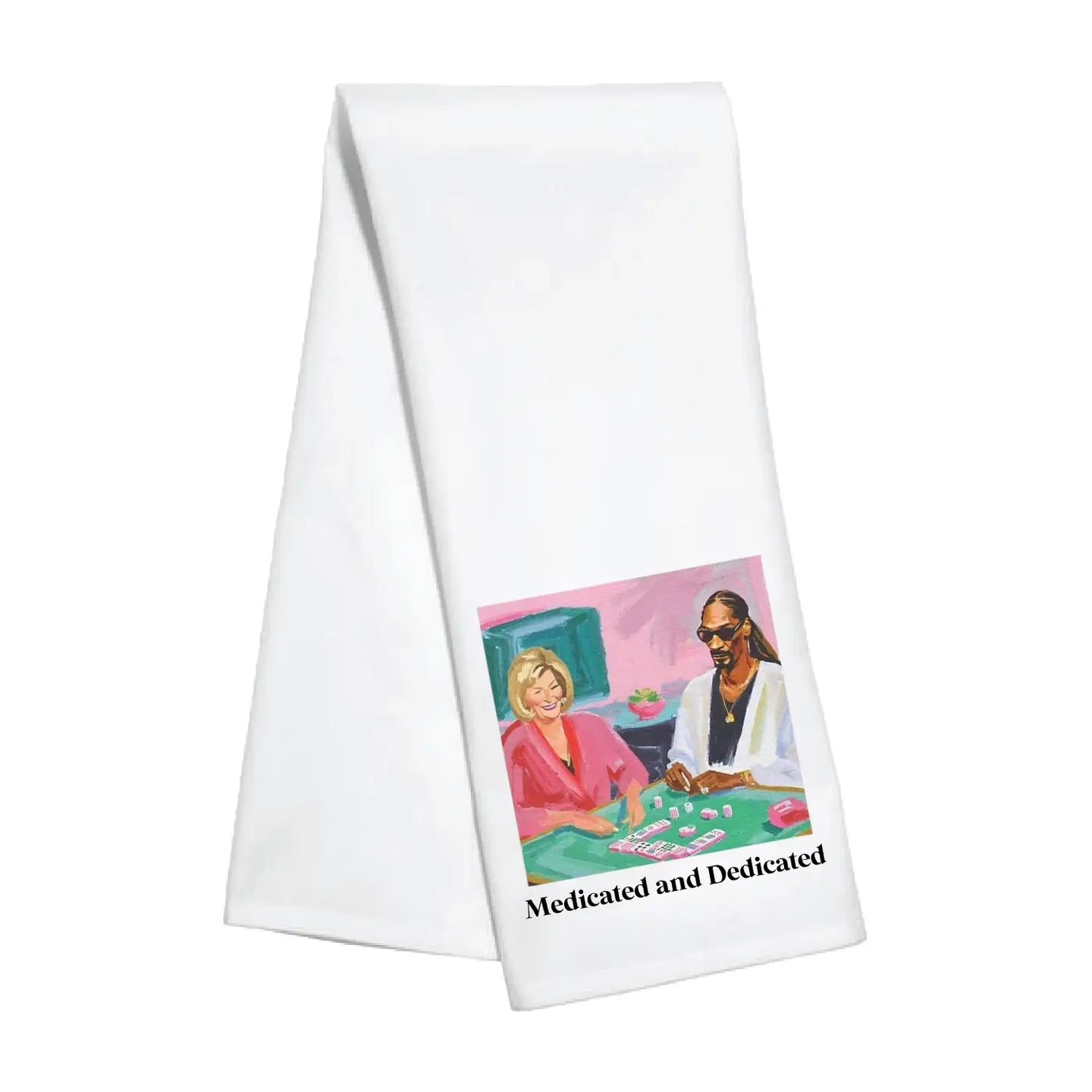 Snoop and Martha Mahjong Kitchen Towel