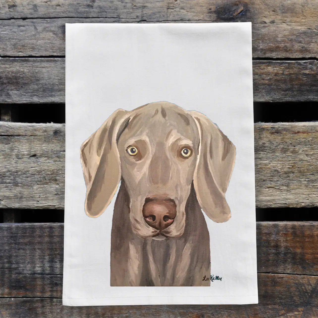 Weimaraner Tea Towel
