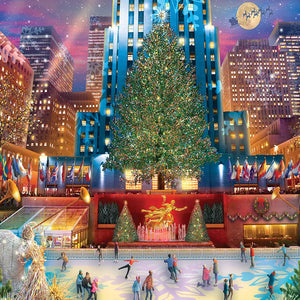 Rockefeller Christmas (1711pz) - 1000 Piece Jigsaw Puzzle