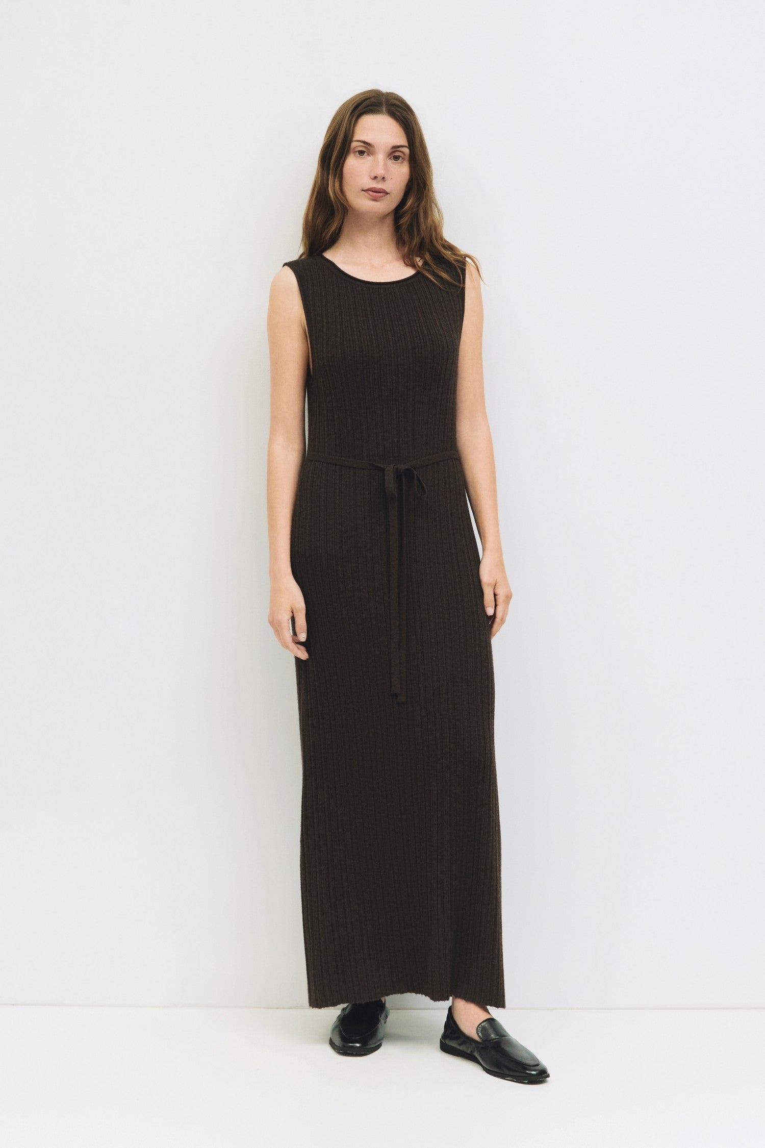 The Quinn Dress - Brown