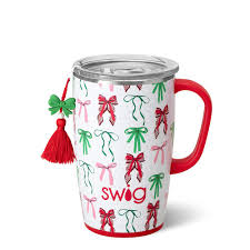 Ribbons and Bows Travel Mug 18oz