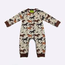 Wild Horses Boy Romper