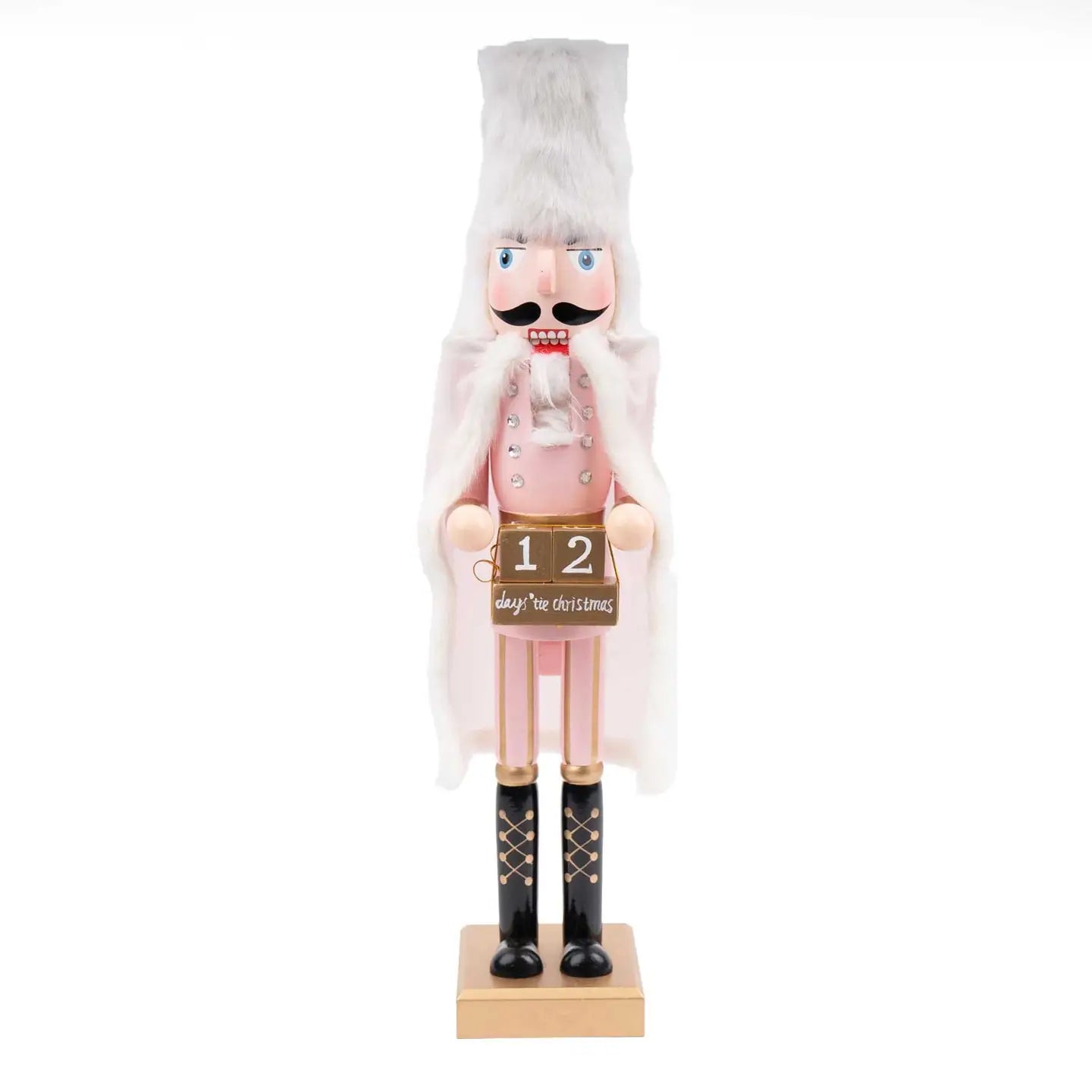 Pink 19" Countdown Nutcracker