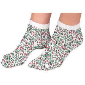 Low Cut Socks - Mahjong Tiles