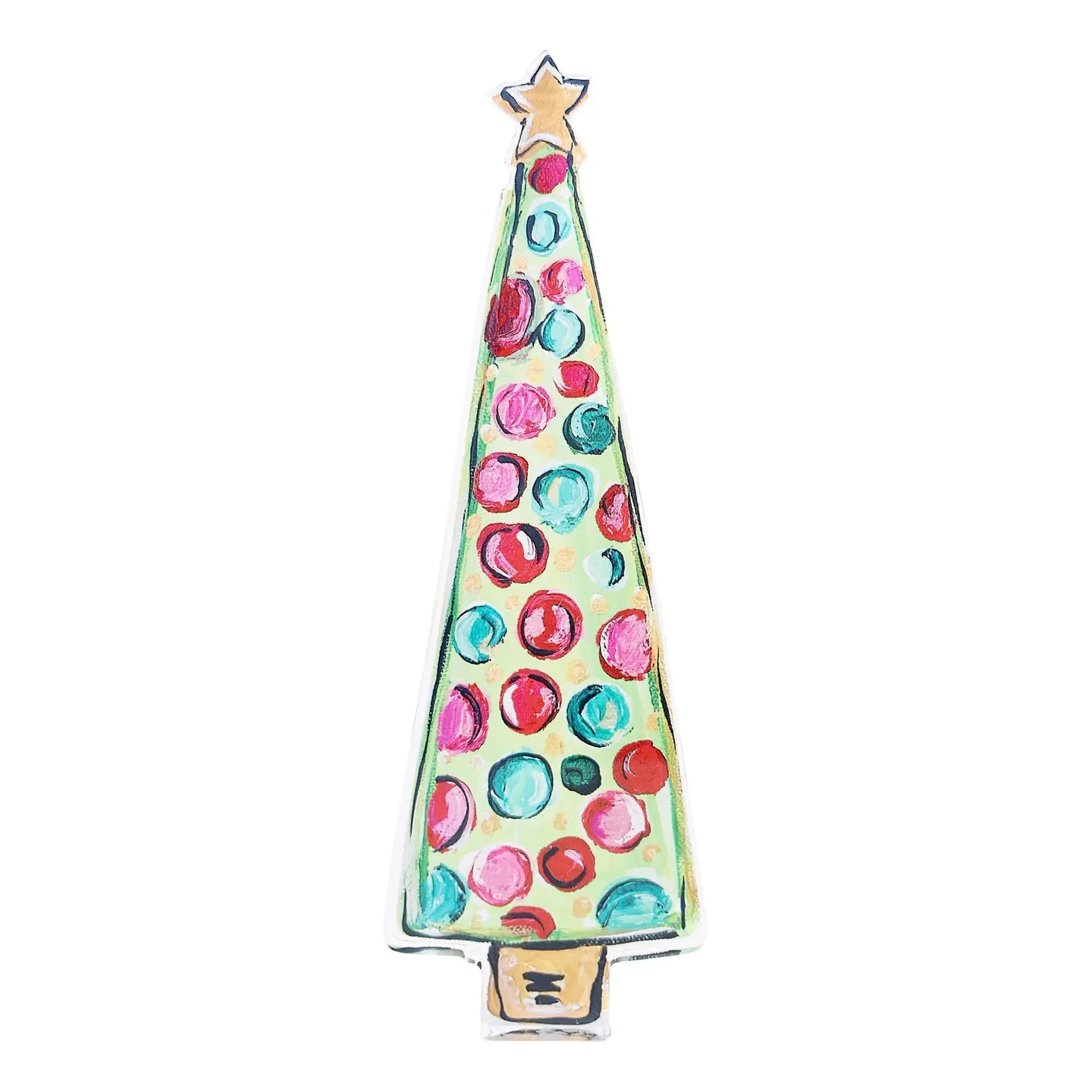 Bright and Merry Christmas Tree Acrylic Stand
