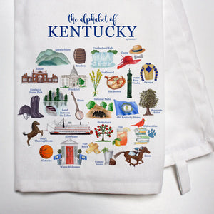 Kentucky Alphabet Tea Towel