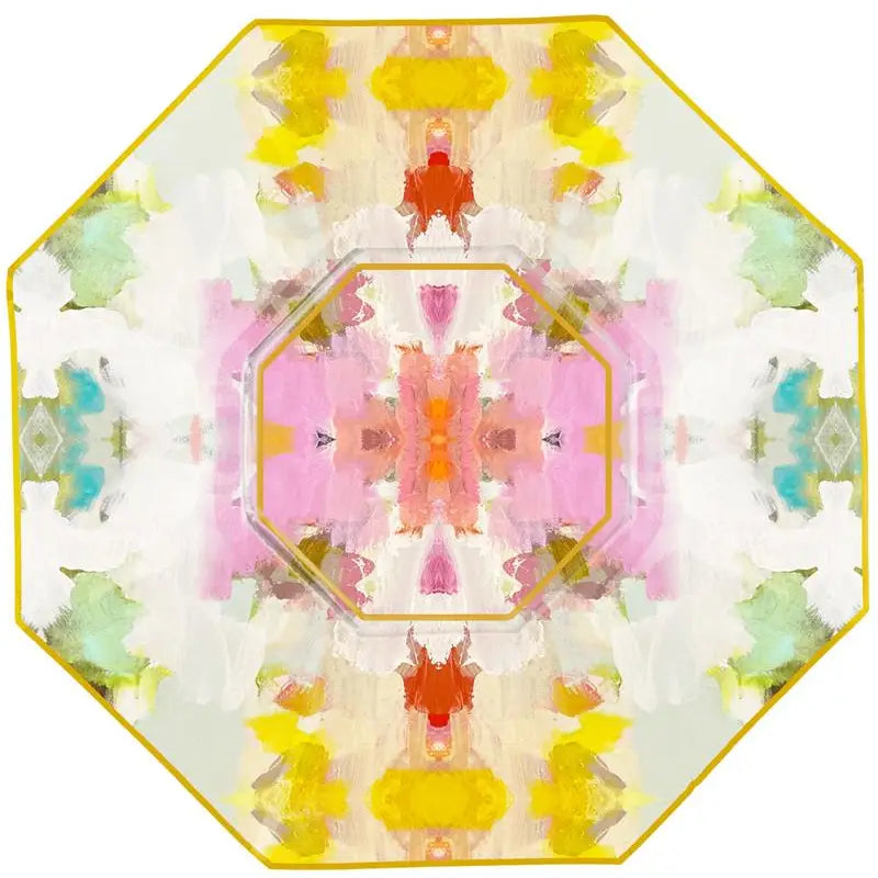 Laura Park Giverny Decoupage Glass Plate