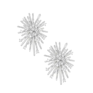 Crystal Starburst Stud Earring