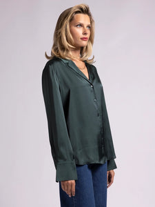 V-Neck Button Up - Brienne Top