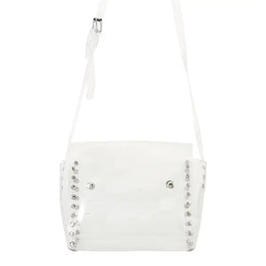 White See Thru Shoulder Bag/Crossbody Handbag