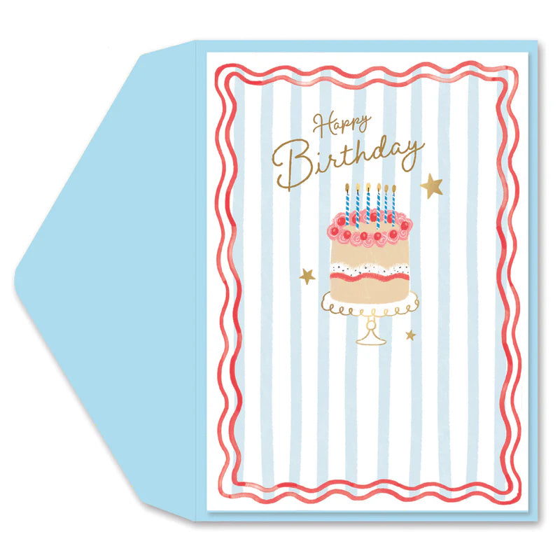 Watercolor Greeting Card - Happy Birthday