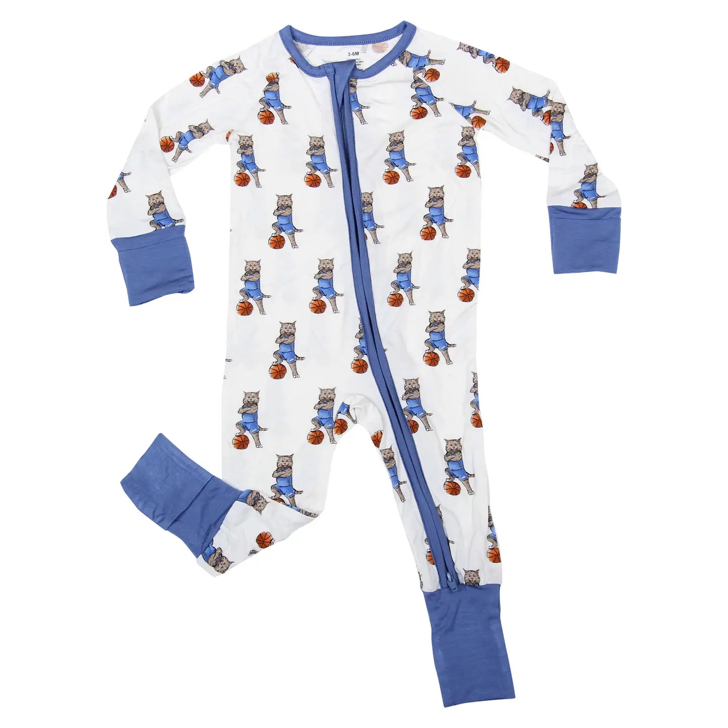 Standing Wildcat Basketball Kentucky Kids Unisex Pajamas