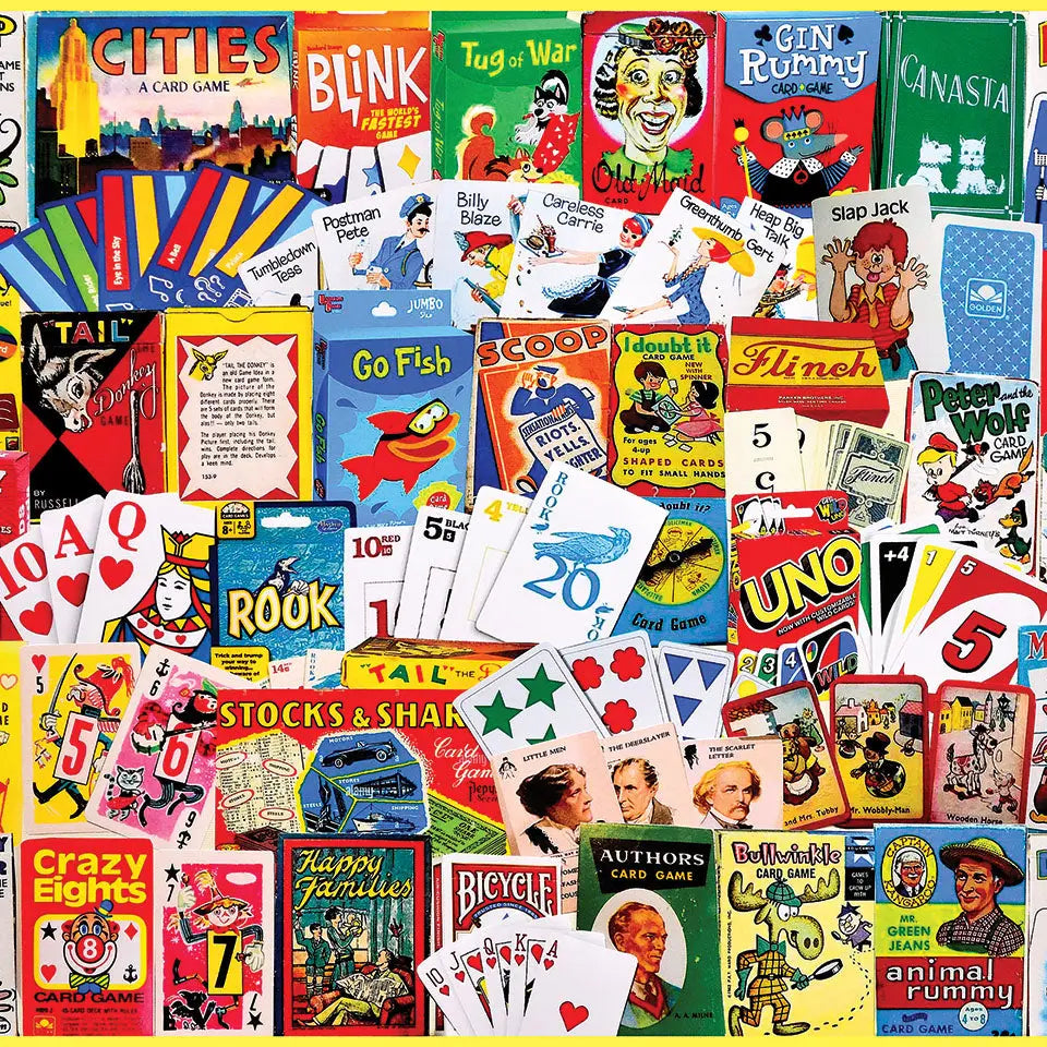 Card Games (2017pz) - 1000 Piece Jigsaw Puzzle