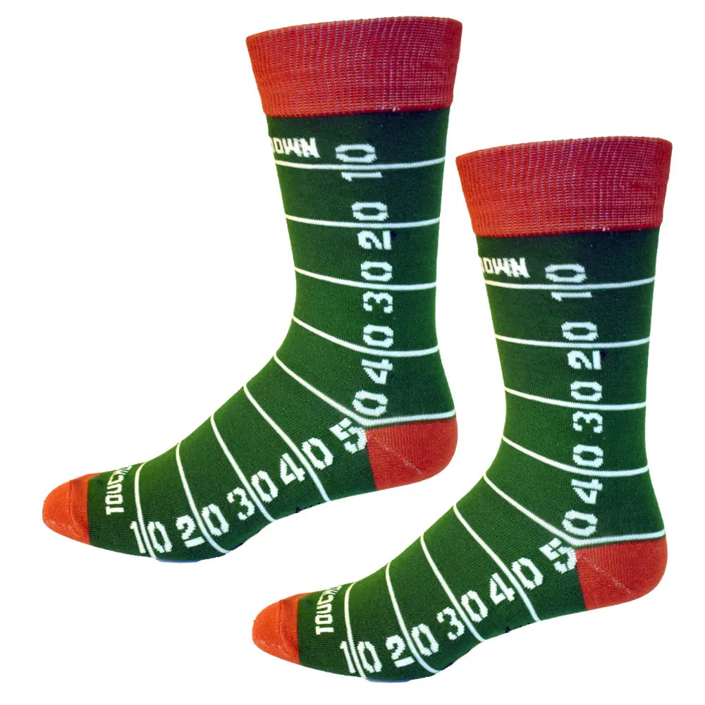 Football Field Men's Sock