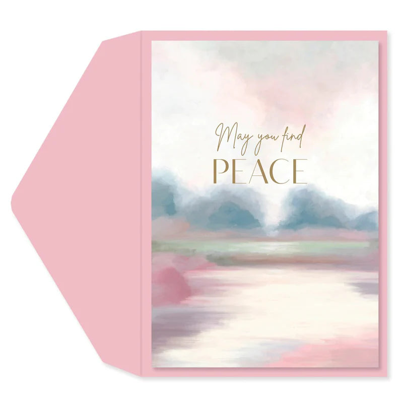 Find Peace Sympathy Card