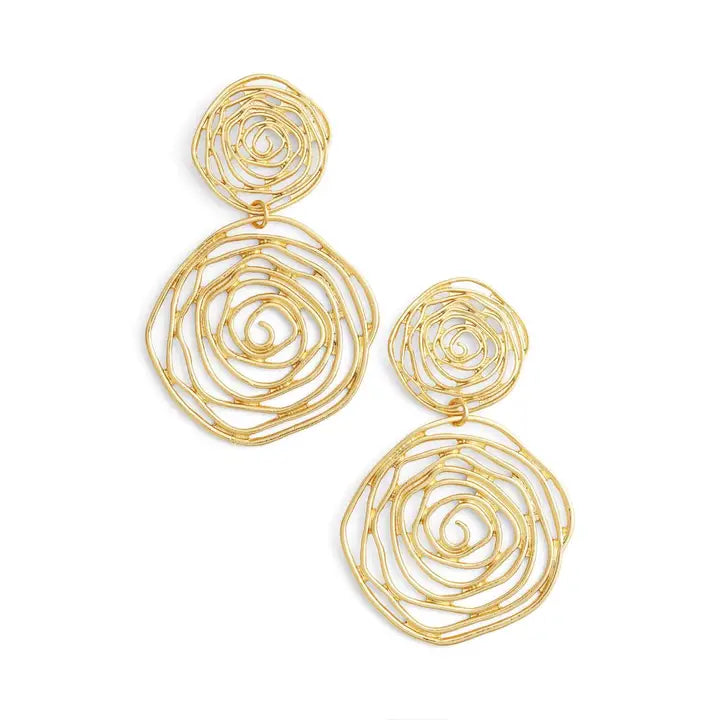 Floral Statement Earrings