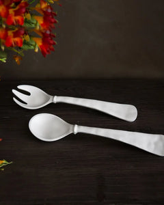 VIDA Havana Large Salad Servers White