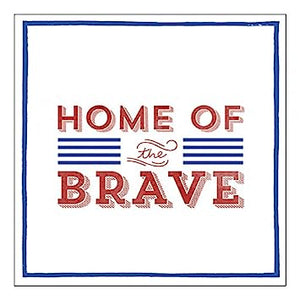 Home of the Brave Cocktail Napkins