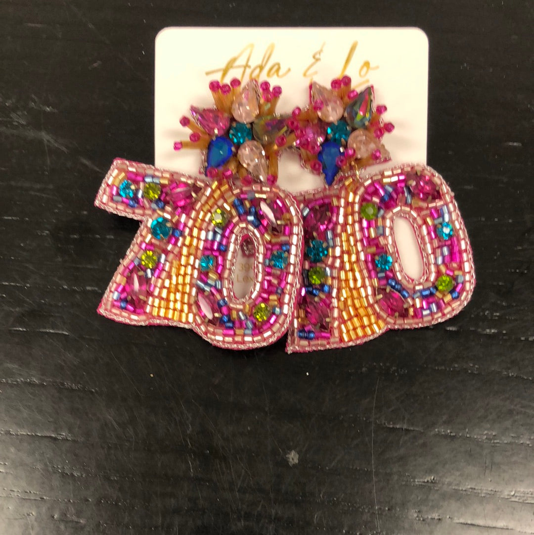 Beaded Birthday Earrings