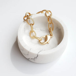 Etched Chain Bracelet