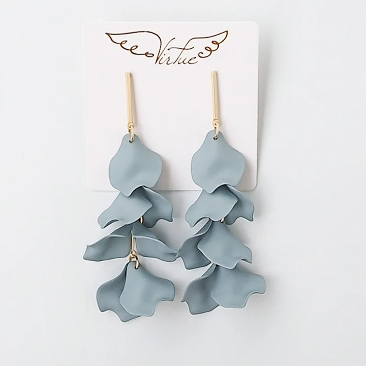 Hyacinth Earrings-Storm