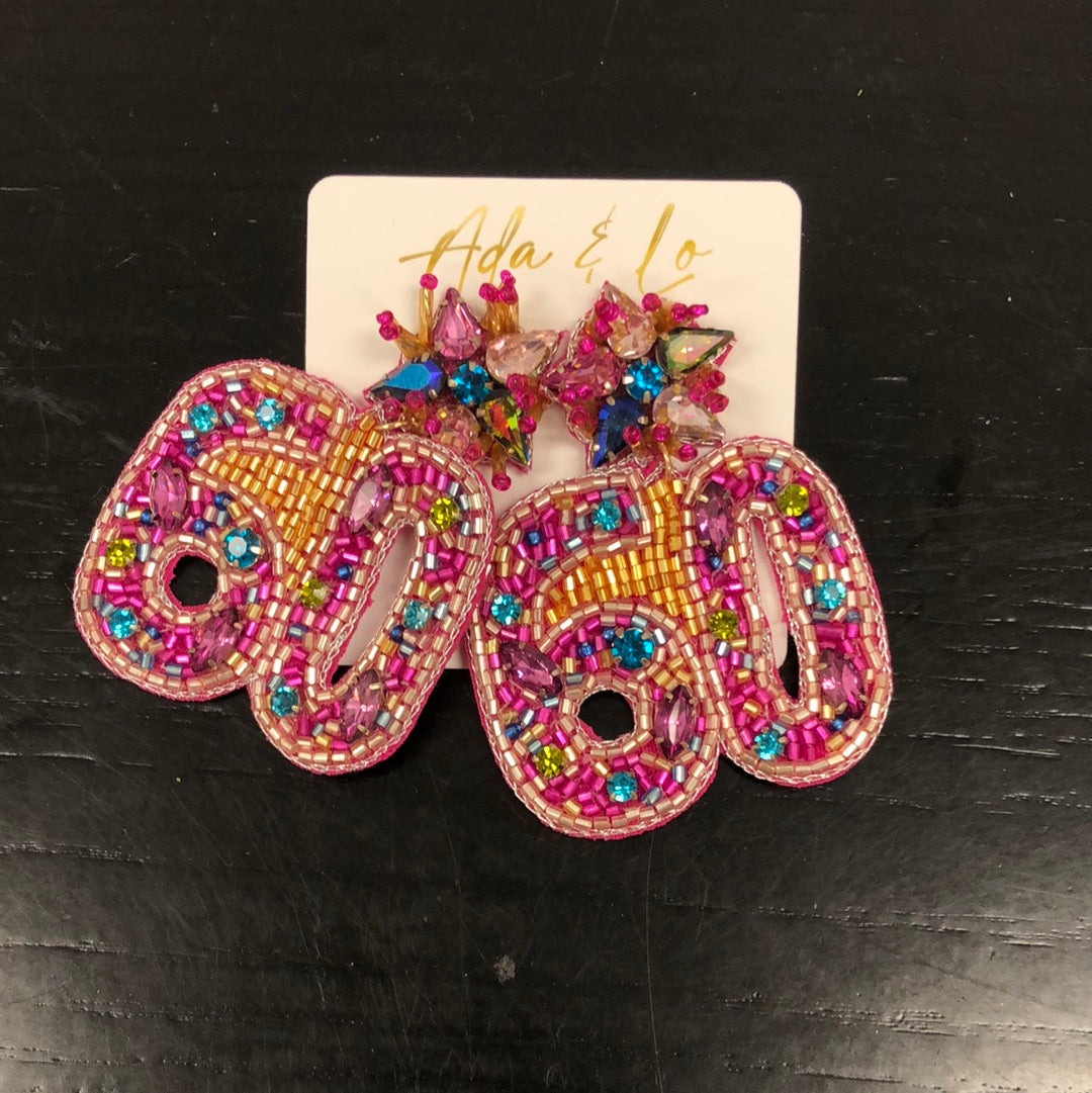 Beaded Birthday Earrings