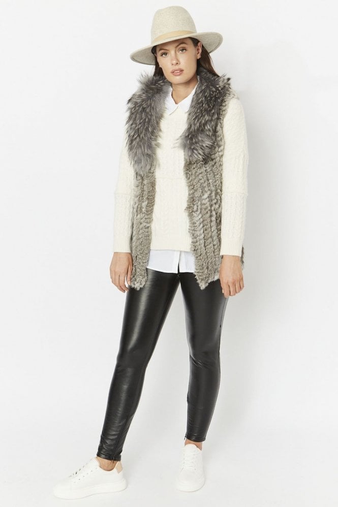 Grey Fox and Coney Fur Gilet